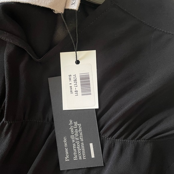 Preen Sheer Black Blouse. Size xs. NWT! - Picture 4 of 9